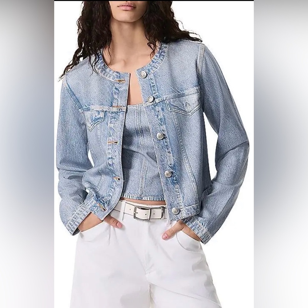 Rag & Bone Blue Denim Jacket